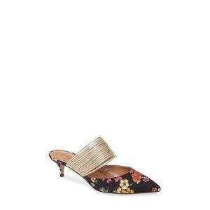 NEW AQUAZZURA Rendez Vous Mule In Multicolor/ Platino HEELS shoes size 38.5